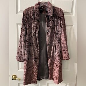 Vintage Mauve Textured Coat